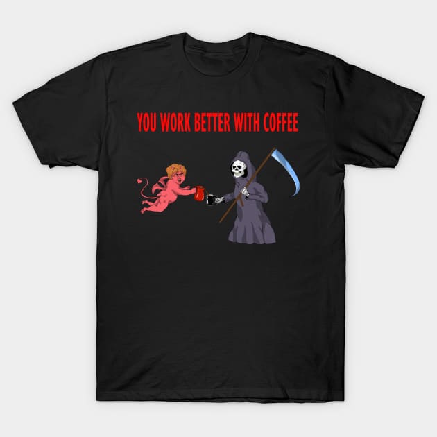 Short coffee  break T-Shirt by DC ´s Store